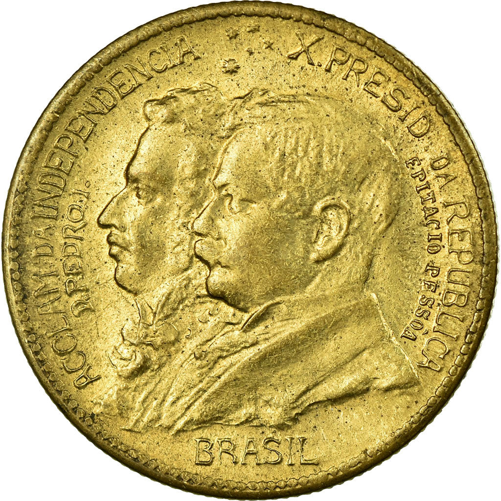 Coin, Brazil, 500 Reis, 1922, VF(30-35), Aluminum-Bronze, KM:521.1