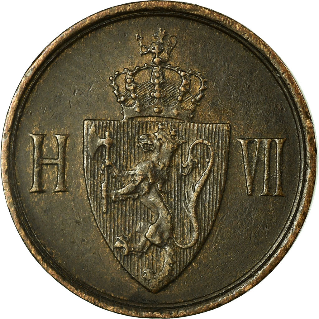 Coin, Norway, Haakon VII, Ore, 1907, EF(40-45), Bronze, KM:361