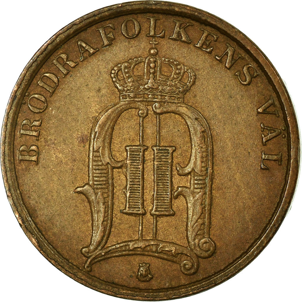 Coin, Sweden, Oscar II, Ore, 1893, VF(30-35), Bronze, KM:750