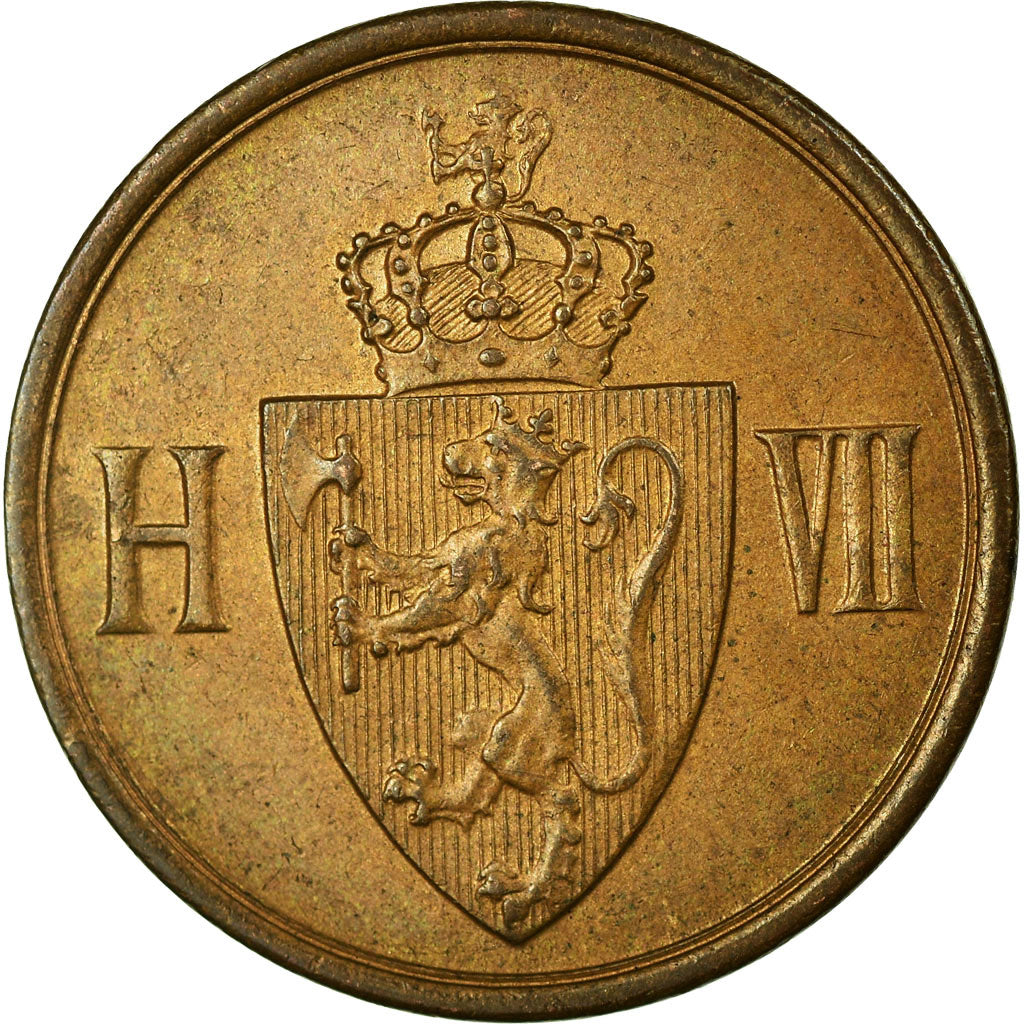Coin, Norway, Haakon VII, 2 Öre, 1906, VF(30-35), Bronze, KM:362