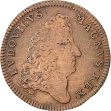 France, Royal, Token, EF(40-45), Copper, 25, Feuardent #12588, 4.60