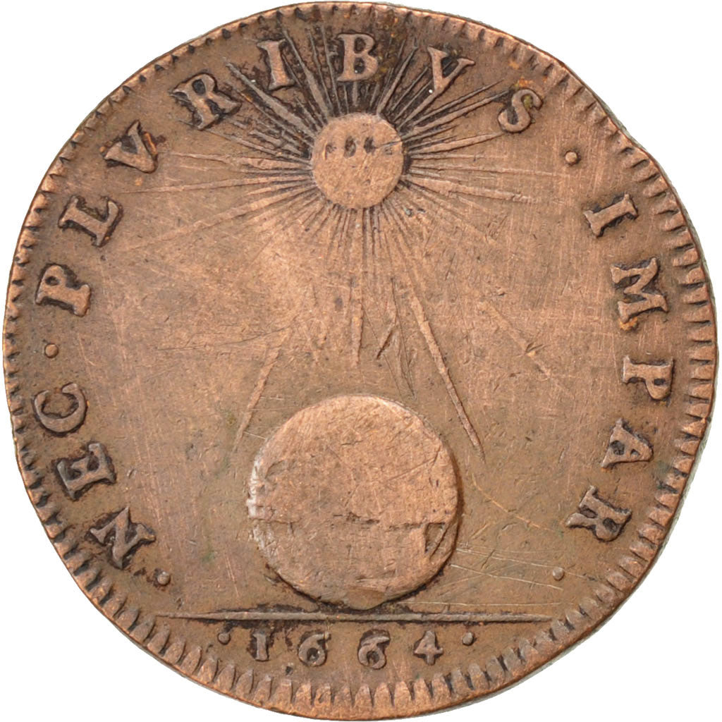France, Royal, Token, EF(40-45), Copper, 25, Feuardent #12588, 4.60