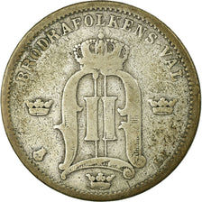 Coin, Sweden, Oscar II, 50 Öre, 1898, VF(20-25), Silver, KM:740