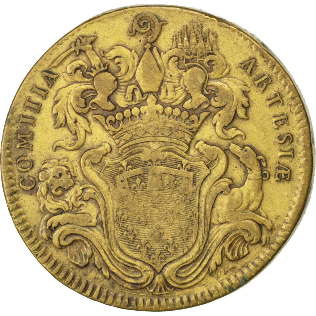 France, Royal, Token, EF(40-45), Copper, 29, 9.90