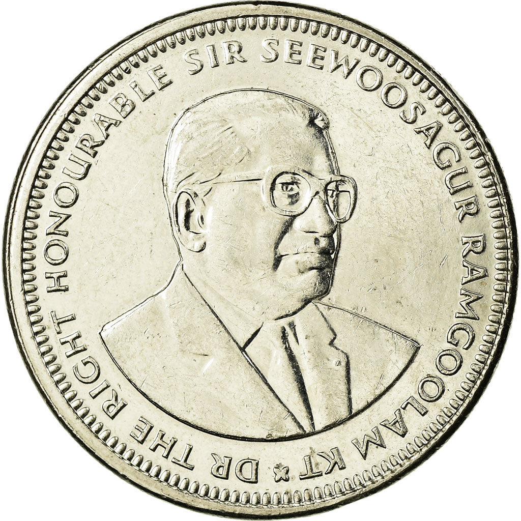 Coin, Mauritius, Rupee, 2016, EF(40-45), Nickel plated steel