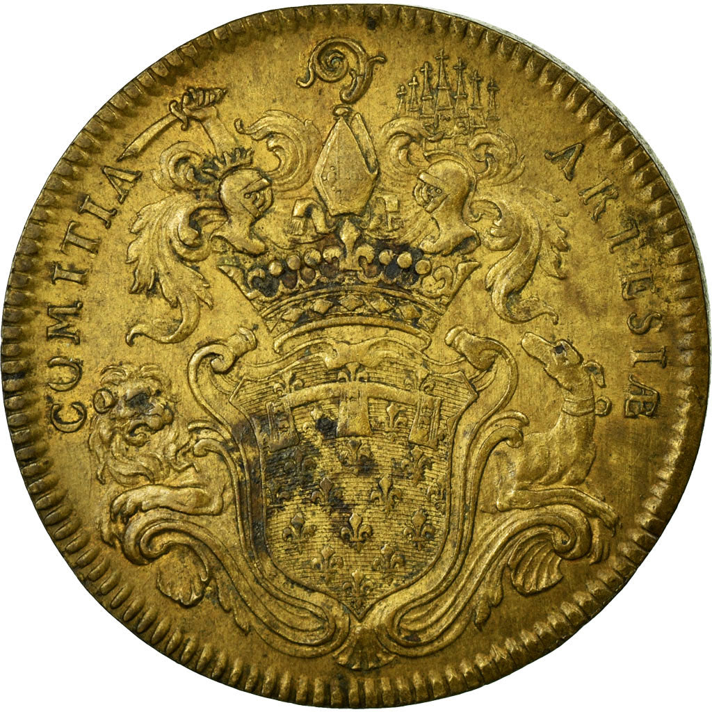 France, Token, Royal, AU(50-53), Copper