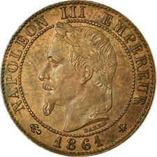 Coin, France, Napoleon III, Napoléon III, Centime, 1861, Paris, VF(30-35)