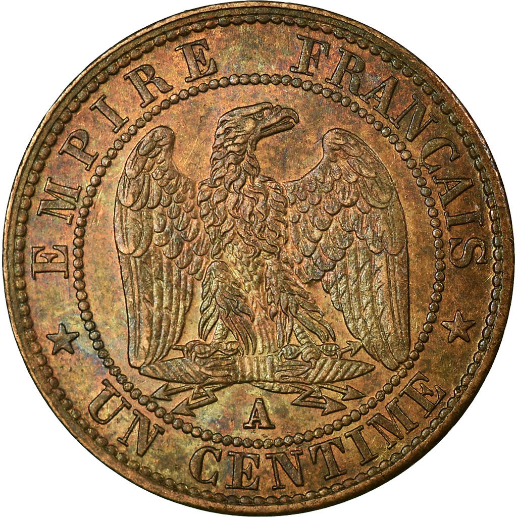 Coin, France, Napoleon III, Napoléon III, Centime, 1861, Paris, VF(30-35)