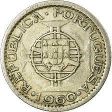 Coin, Mozambique, 5 Escudos, 1960, VF(30-35), Silver, KM:84