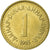 Moneda, Yugoslavia, Dinar, 1983, BC+, Níquel - latón, KM:86