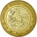Moneda, México, 10 Pesos, 2002, Mexico City, BC+, Bimetálico, KM:616