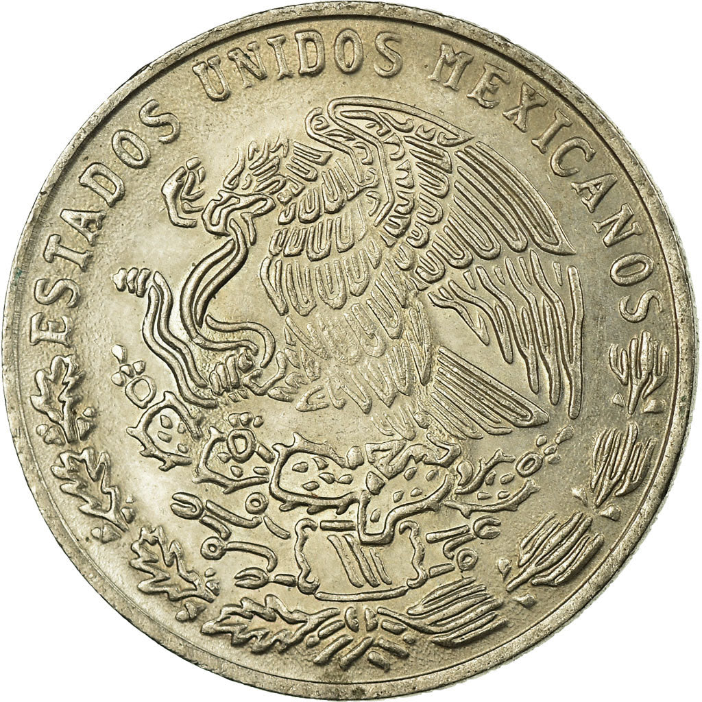 Moneta, Messico, 20 Centavos, 1974, Mexico City, MB+, Rame-nichel, KM:442