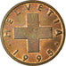 Monnaie, Suisse, Rappen, 1995, Bern, TB+, Bronze, KM:46