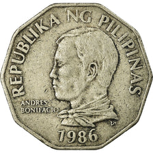 Coin, Philippines, 2 Piso, 1986, VF(20-25), Copper-nickel, KM:244
