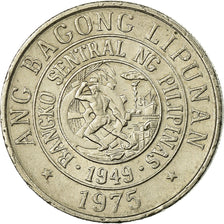 Coin, Philippines, 25 Sentimos, 1975, VF(30-35), Copper-nickel, KM:208
