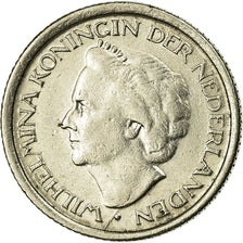 Coin, Netherlands, Wilhelmina I, 25 Cents, 1948, VF(30-35), Nickel, KM:178
