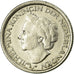 Coin, Netherlands, Wilhelmina I, 25 Cents, 1948, VF(30-35), Nickel, KM:178