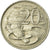 Moneta, Australia, Elizabeth II, 20 Cents, 1977, Melbourne, BB, Rame-nichel