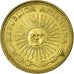 Coin, Argentina, Peso, 1976, EF(40-45), Aluminum-Bronze, KM:69