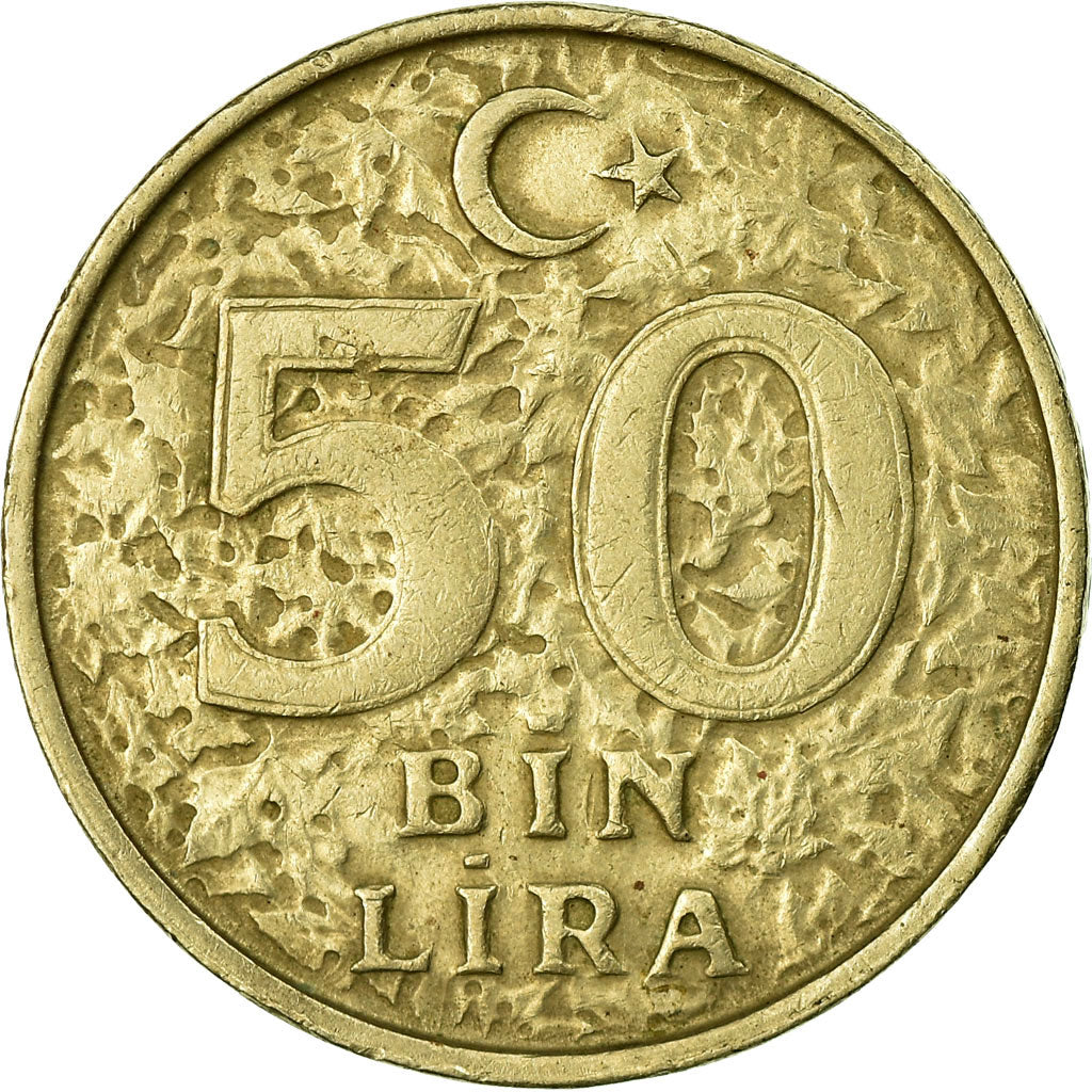 Monnaie, Turquie, 50000 Lira, 50 Bin Lira, 1999, TB+, Copper-Nickel-Zinc