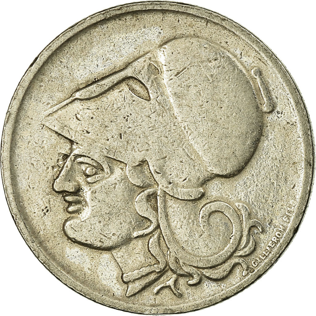 Coin, Greece, Drachma, 1926, VF(30-35), Copper-nickel, KM:69