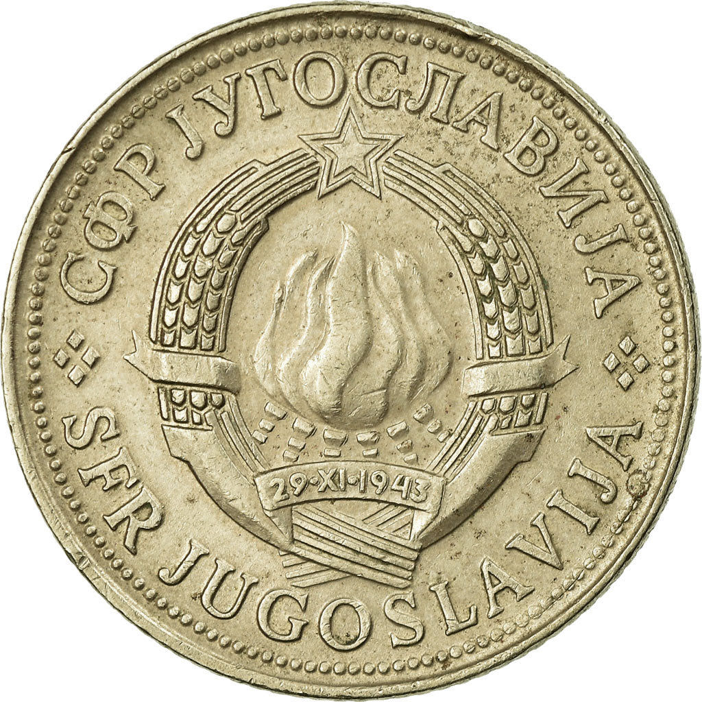 Coin, Yugoslavia, 10 Dinara, 1978, VF(20-25), Copper-nickel, KM:62