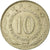 Moneda, Yugoslavia, 10 Dinara, 1978, BC+, Cobre - níquel, KM:62