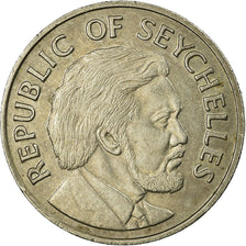 Coin, Seychelles, 50 Cents, 1976, British Royal Mint, EF(40-45), Copper-nickel