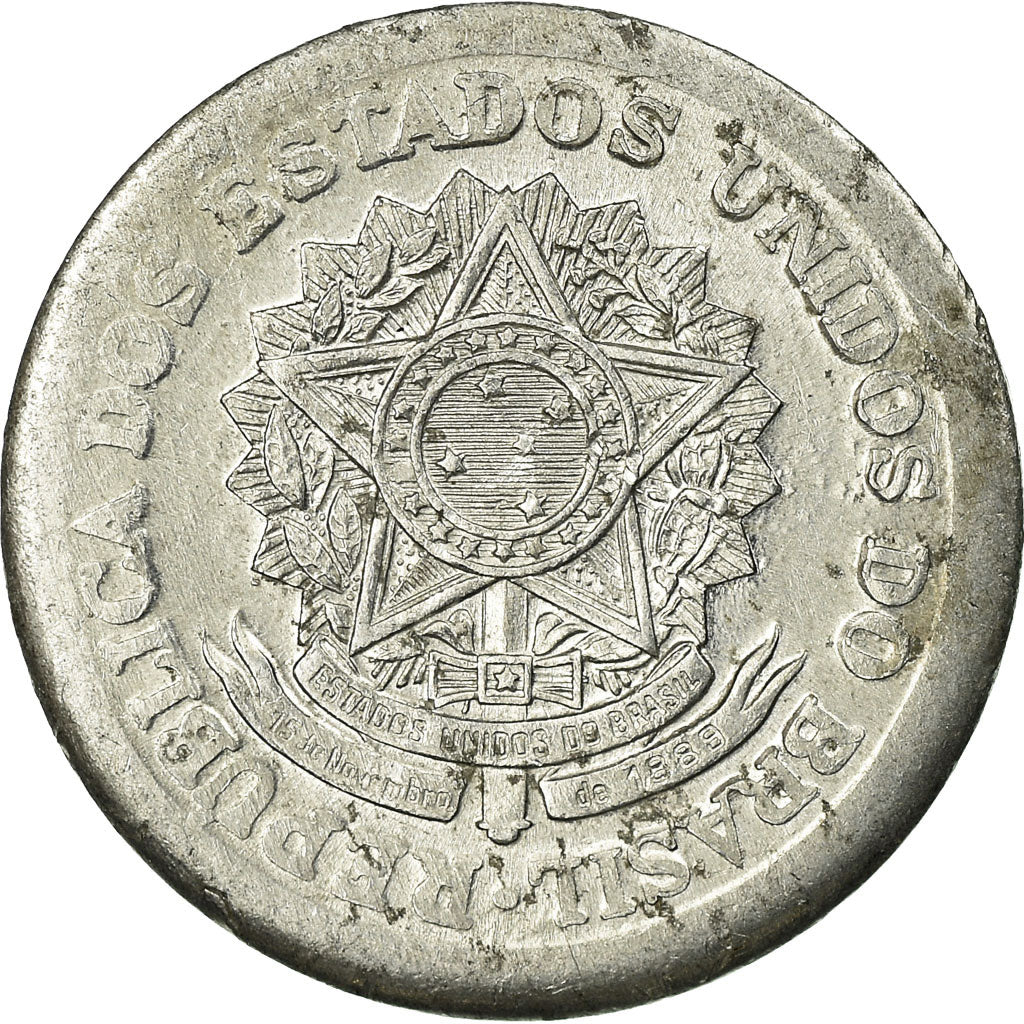 Coin, Brazil, 50 Centavos, 1957, VF(30-35), Aluminum, KM:569