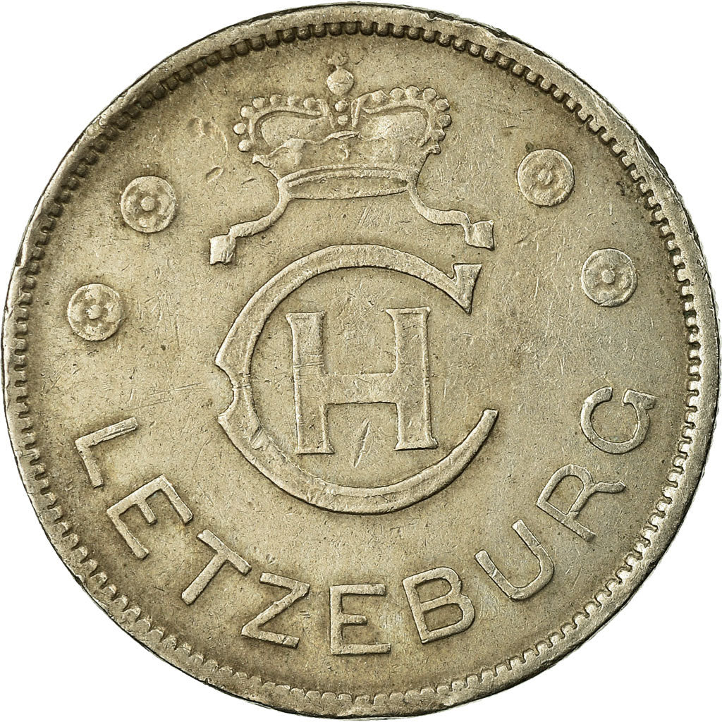 Monnaie, Luxembourg, Charlotte, Franc, 1939, TB+, Copper-nickel, KM:44