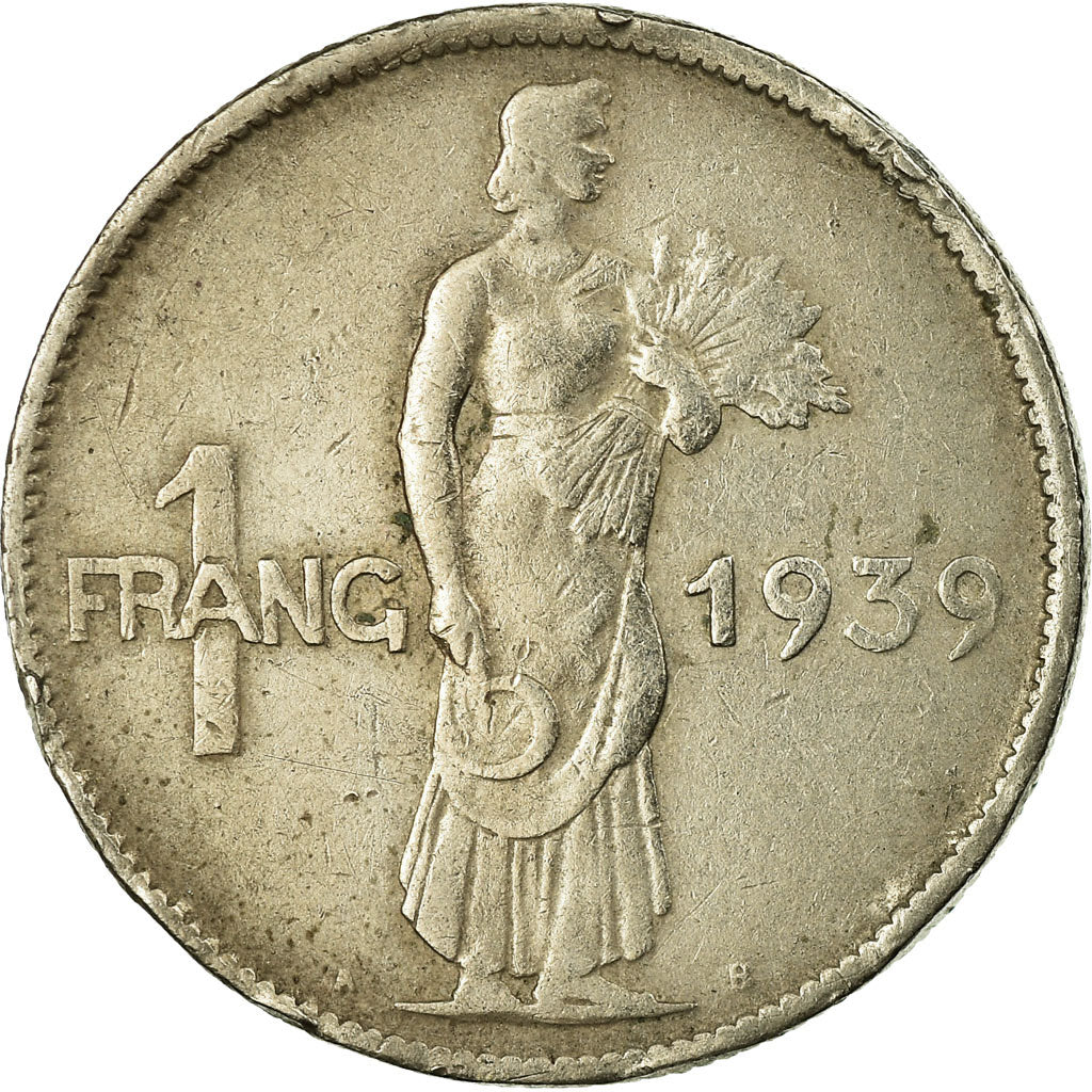 Monnaie, Luxembourg, Charlotte, Franc, 1939, TB+, Copper-nickel, KM:44