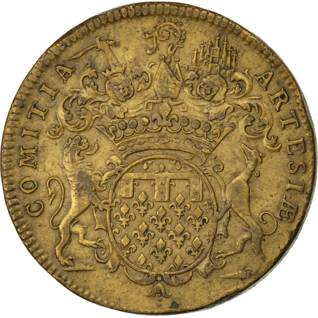 France, Royal, Token, EF(40-45), Copper, 31, Feuardent #6885, 10.30