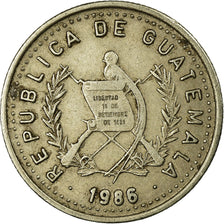 Coin, Guatemala, 5 Centavos, 1986, VF(30-35), Copper-nickel, KM:276.4