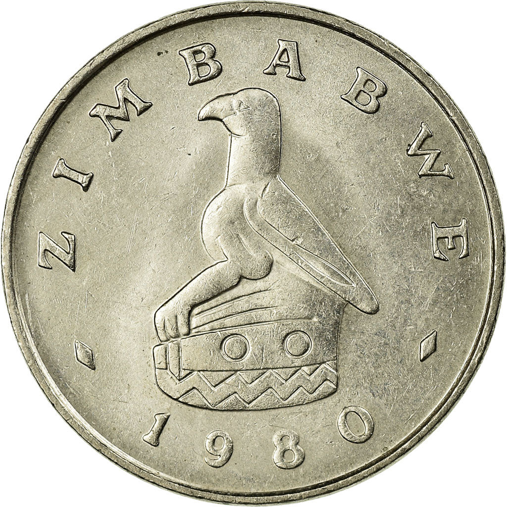 Monnaie, Zimbabwe, 10 Cents, 1980, TTB, Copper-nickel, KM:3