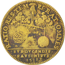 France, Royal, Token, EF(40-45), Copper, 28, Feuardent #1771, 4.40