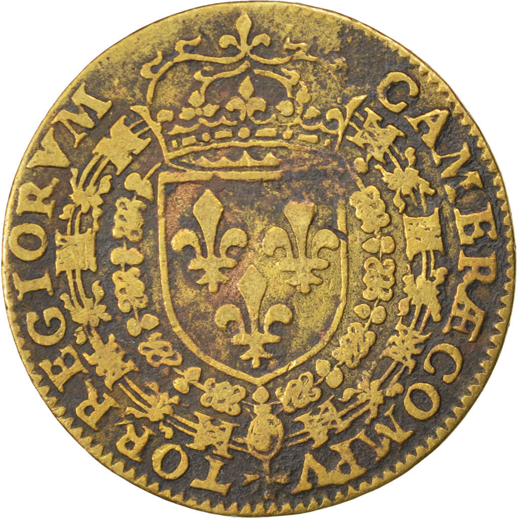 France, Royal, Token, EF(40-45), Copper, 28, Feuardent #1771, 4.40