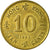 Moneta, Hong Kong, Elizabeth II, 10 Cents, 1985, VF(30-35), Mosiądz niklowy
