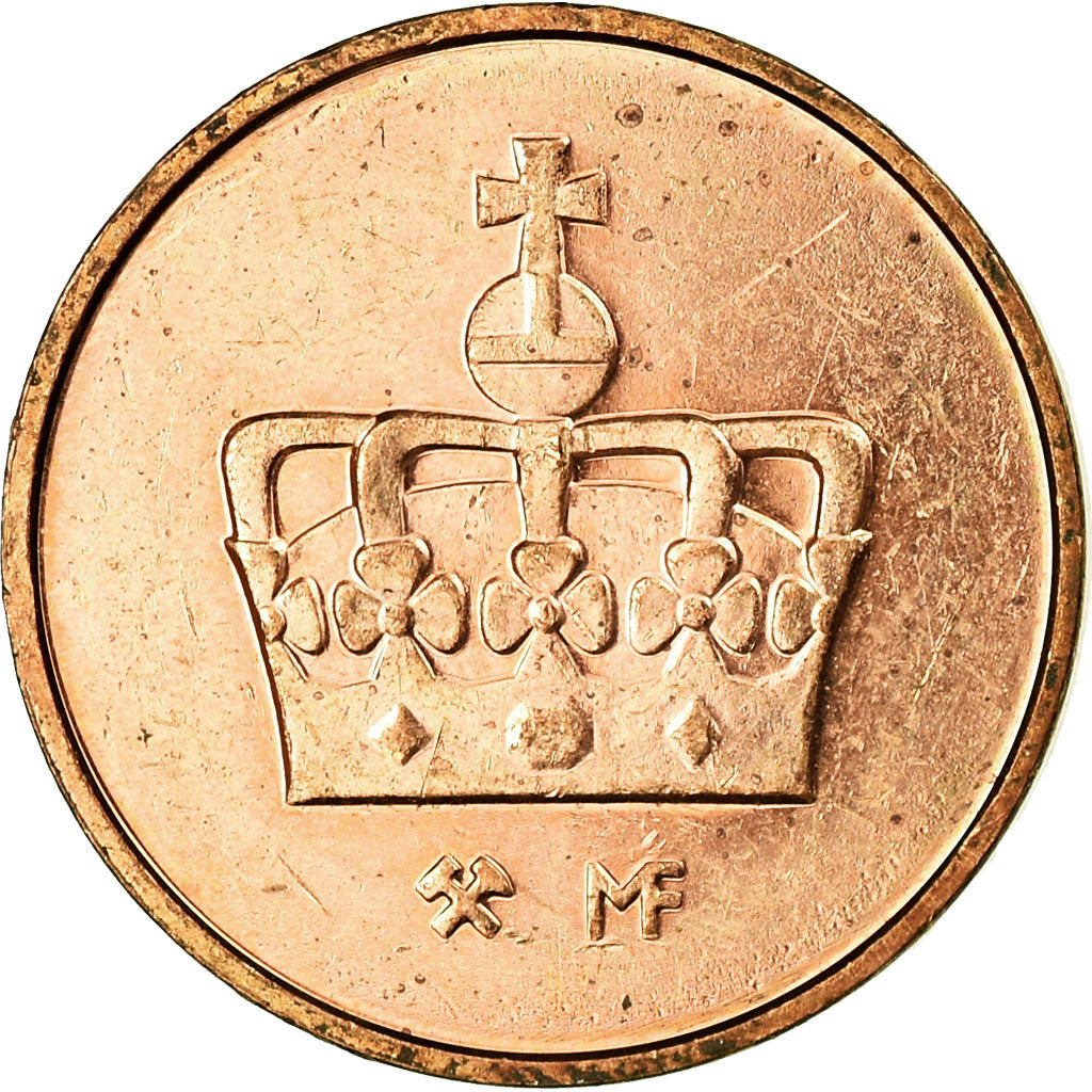 Monnaie, Norvège, Harald V, 50 Öre, 2002, TTB, Bronze, KM:460