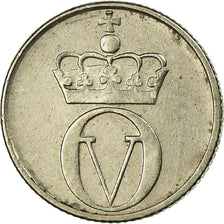 Coin, Norway, Olav V, 10 Öre, 1971, VF(30-35), Copper-nickel, KM:411
