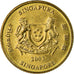 Coin, Singapore, 5 Cents, 2003, Singapore Mint, EF(40-45), Aluminum-Bronze