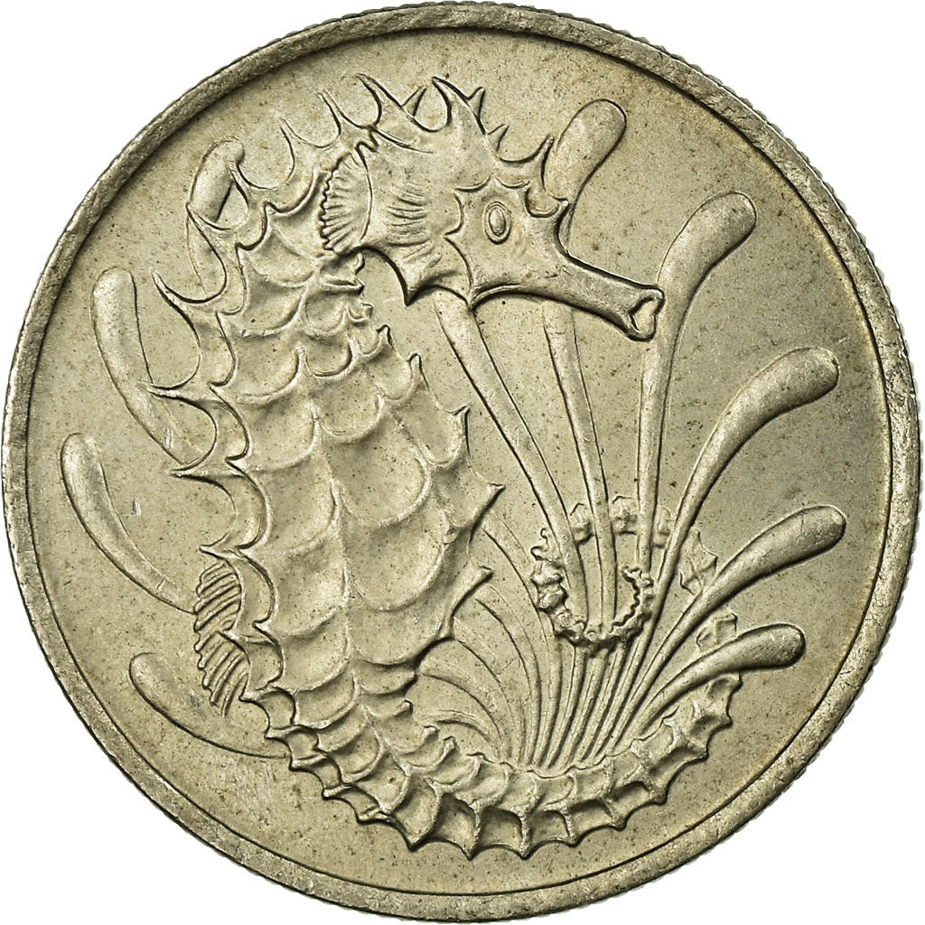 Coin, Singapore, 10 Cents, 1968, Singapore Mint, VF(20-25), Copper-nickel, KM:3