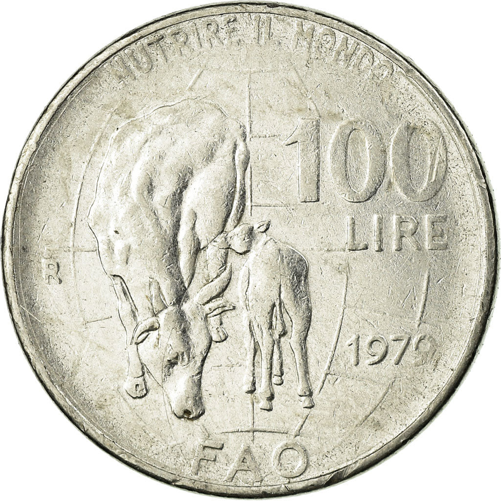Munten, Italië, 100 Lire, 1979, Rome, FR+, Stainless Steel, KM:106