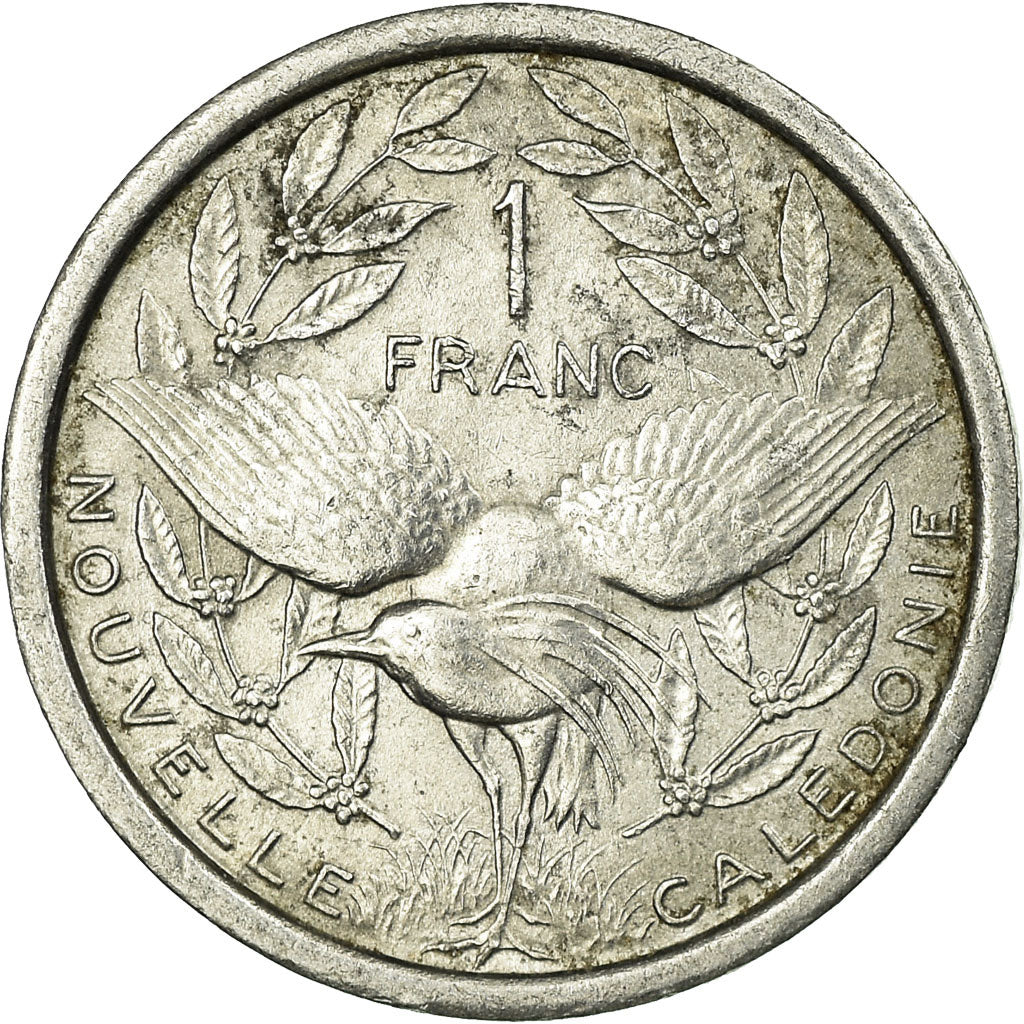 Coin, New Caledonia, Franc, 1971, Paris, VF(30-35), Aluminum, KM:8