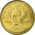 Coin, Greece, Elizabeth II, 50 Drachmes, 1998, EF(40-45), Aluminum-Bronze