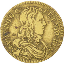 France, Royal, Token, VF(30-35), Copper, 24, Feuardent #12457, 4.50