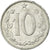 Coin, Czechoslovakia, 10 Haleru, 1971, EF(40-45), Aluminum, KM:49.1