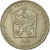 Moneta, Cecoslovacchia, 2 Koruny, 1974, MB+, Rame-nichel, KM:75