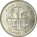 Coin, Iceland, 5 Kronur, 1996, EF(40-45), Nickel plated steel, KM:28a