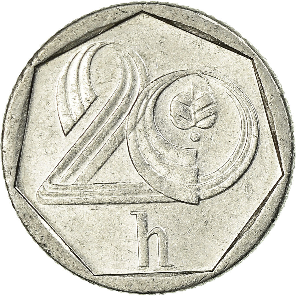 Monnaie, République Tchèque, 20 Haleru, 1993, TB+, Aluminium, KM:2.1