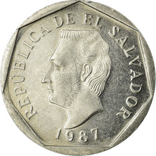 Coin, El Salvador, 5 Centavos, 1987, Vereinigte Deutsche Metall, Germany